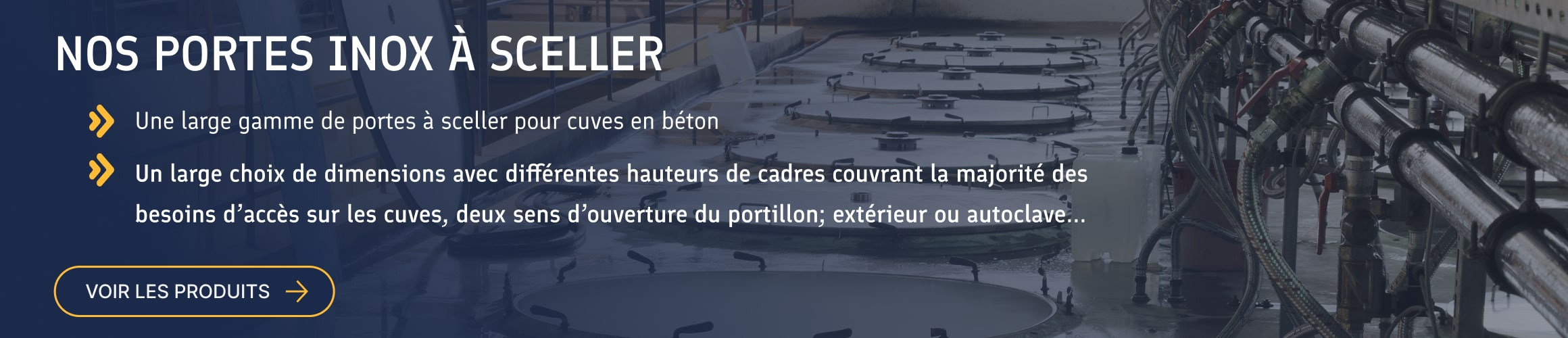 PORTES INOX A SCELLER